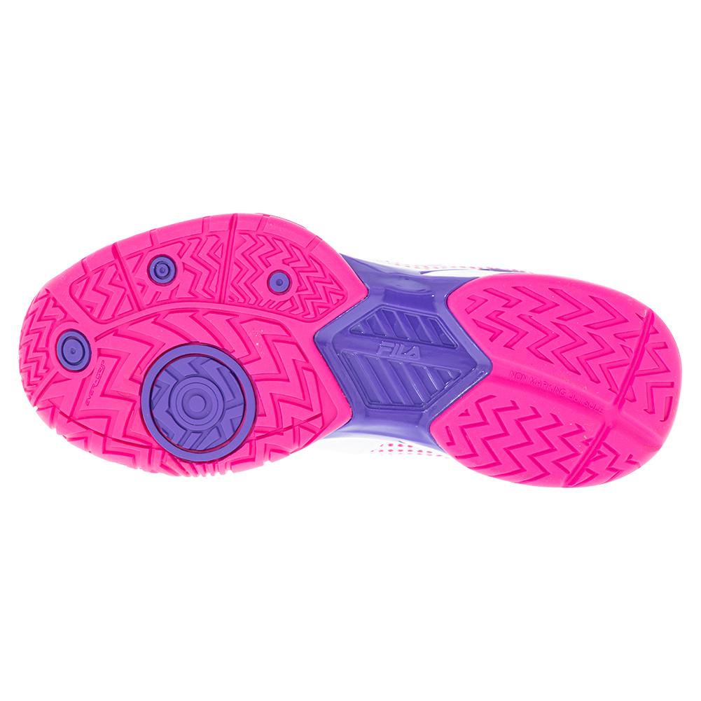 Women’s Volley Zone Pickleball Shoes White and Pink Glo