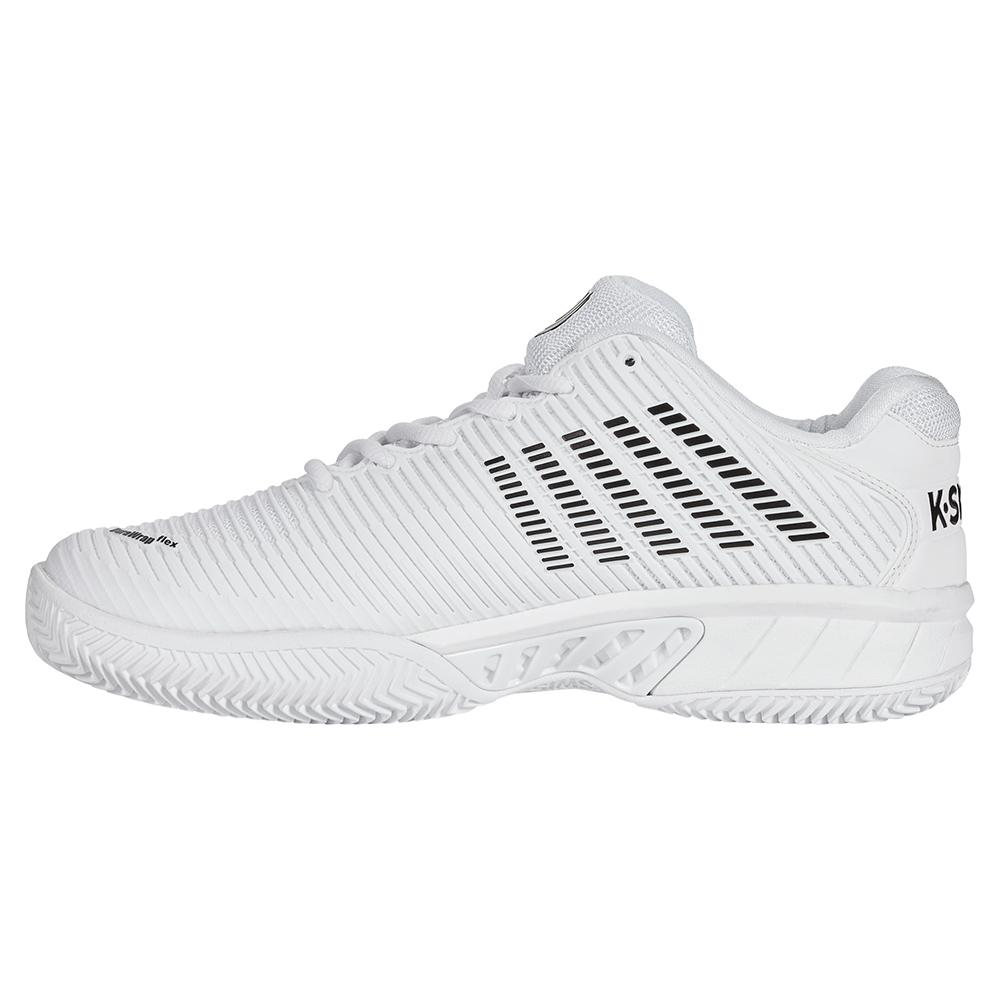 Men’s Hypercourt Express 2 Clay Tennis Shoes White and Black