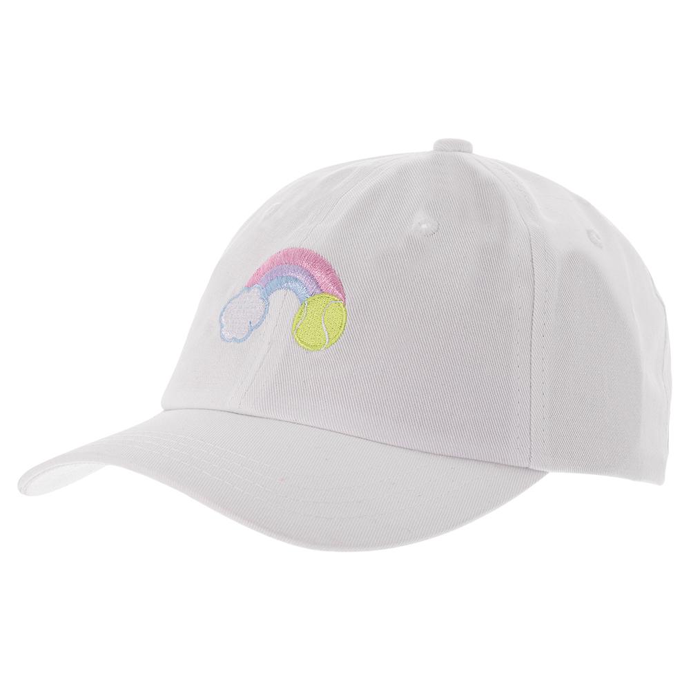 Kids` Tennis Camper Hat Pastel Rainbow