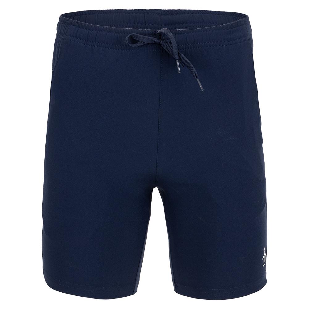 Men’s Solid Performance 8 Inch Tennis Short Black Iris