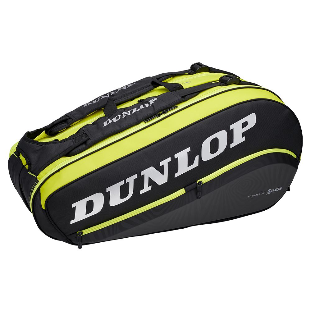 SX Performance 2022 8 Racquet Tennis Bag Black and Yellow