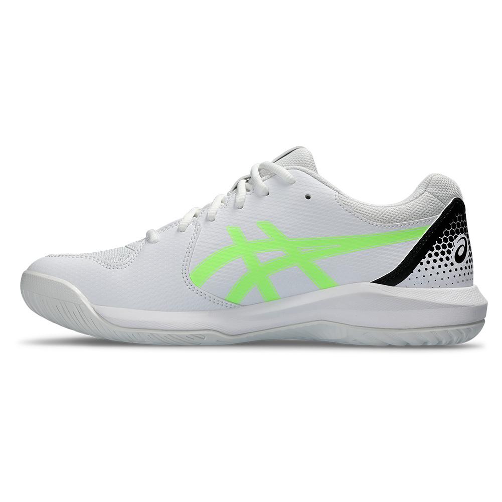 Men’s Gel-Dedicate 8 Pickleball Shoes White and Lime Burst