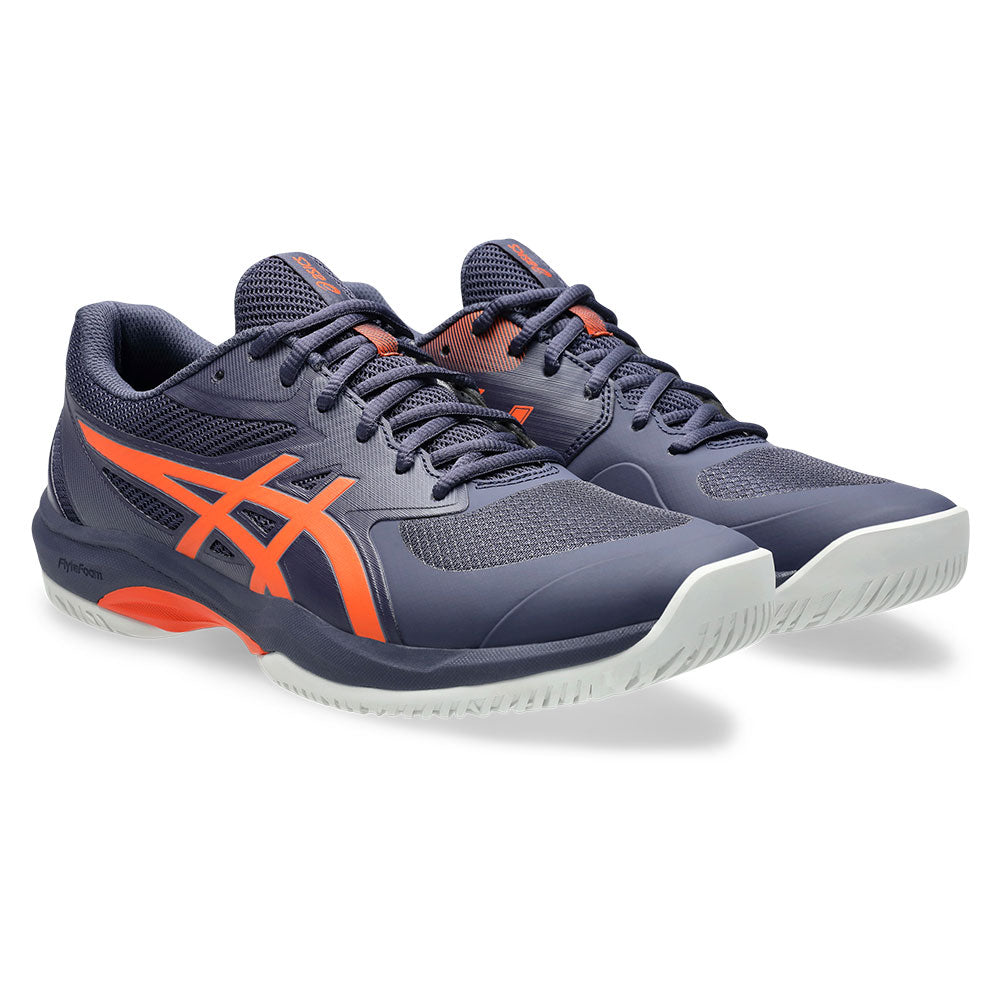 Men`s Game FF Tennis Shoes Indigo Fog and Nova Orange