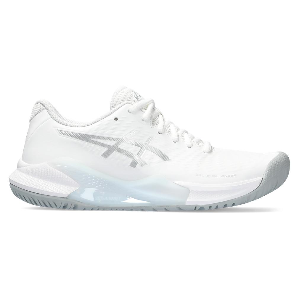 Women’s Gel-Challenger 14 Tennis Shoes White and Pure Silver