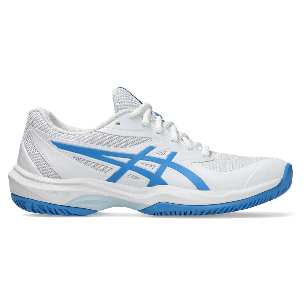 Women`s Game FF Tennis Shoes White and Blue Coast