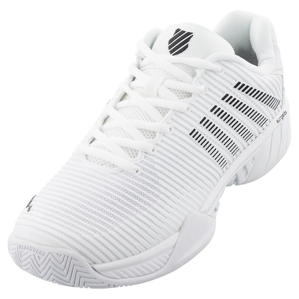 Men’s Hypercourt Express 2 Clay Tennis Shoes White and Black