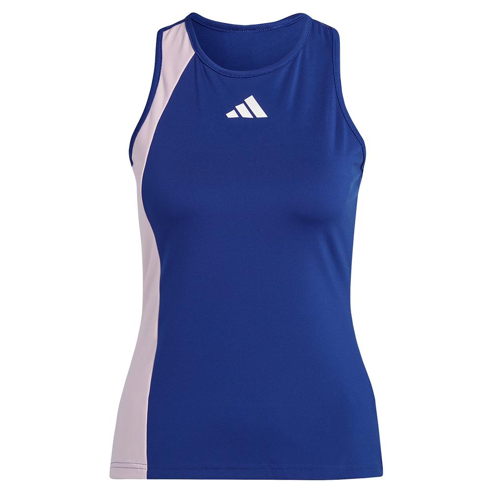 Women’s Clubhouse Premium Tennis Tank Victory Blue and Clear Pink