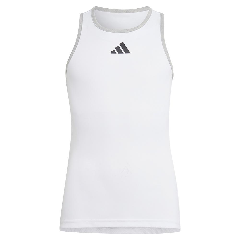 Girls’ Club Tennis Tank Top White