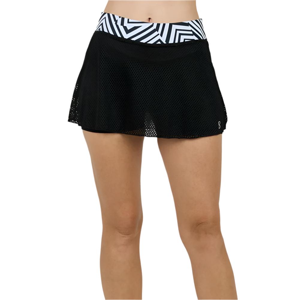 Women’s Mysterious 13 Inch Tennis Skort Perforated Mesh