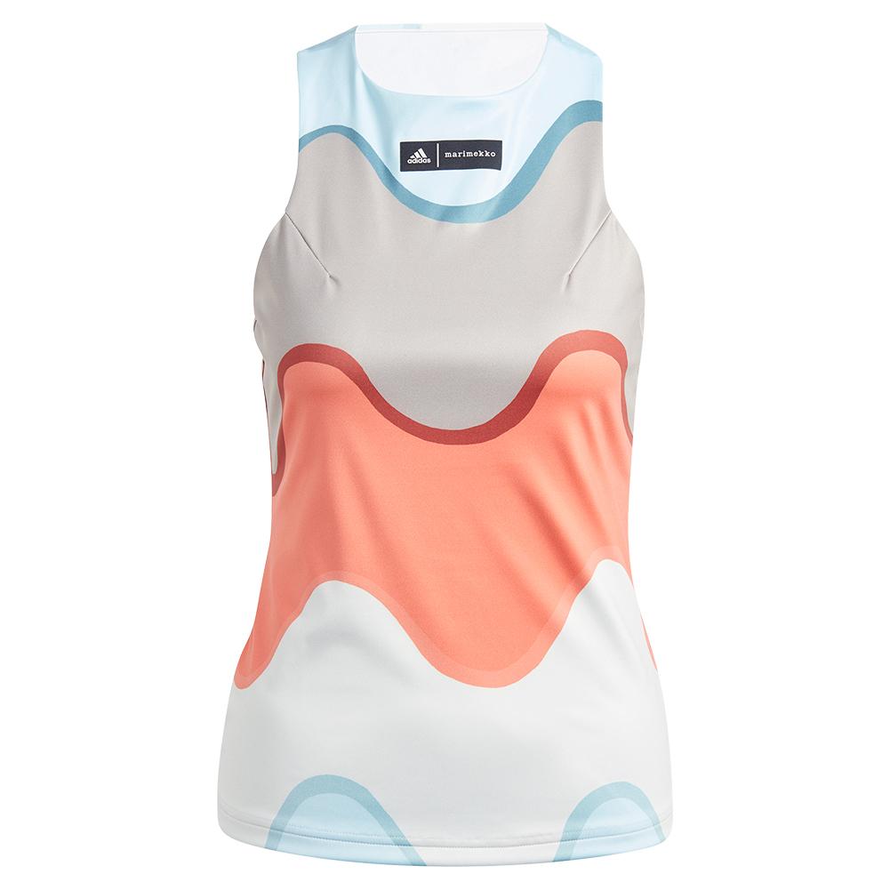 Women’s Marimekko Premium Tennis Tank Multicolor and Semi Coral