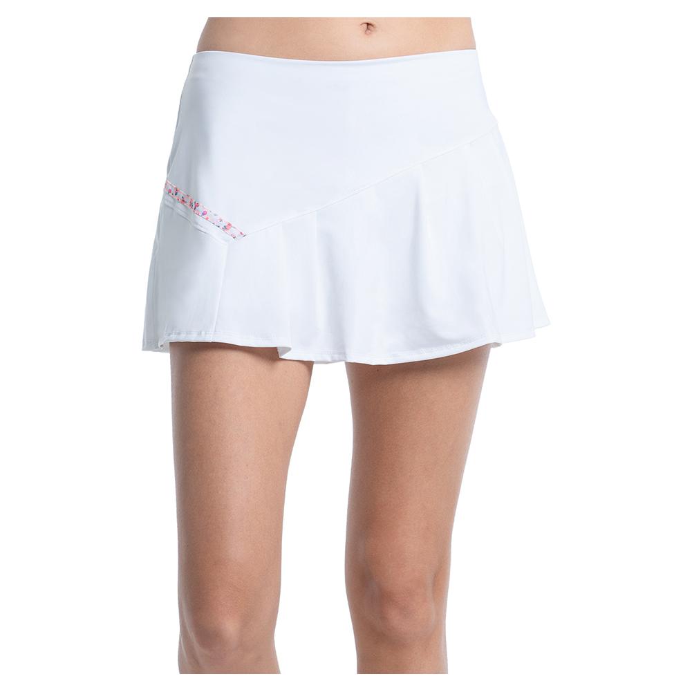 Women’s Blossom Tennis Skort White