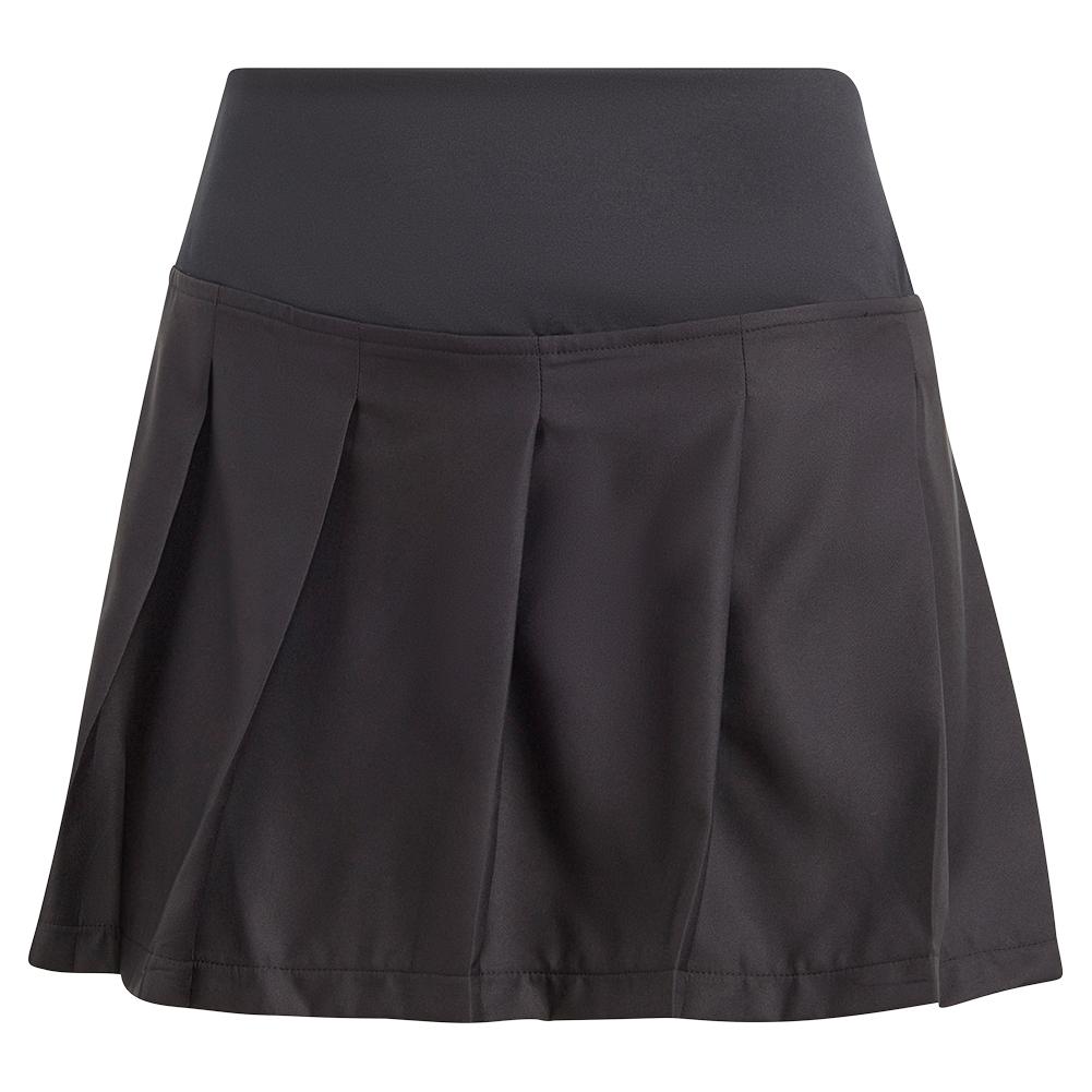 Women’s Pleat Tennis Skort Black and Luclem