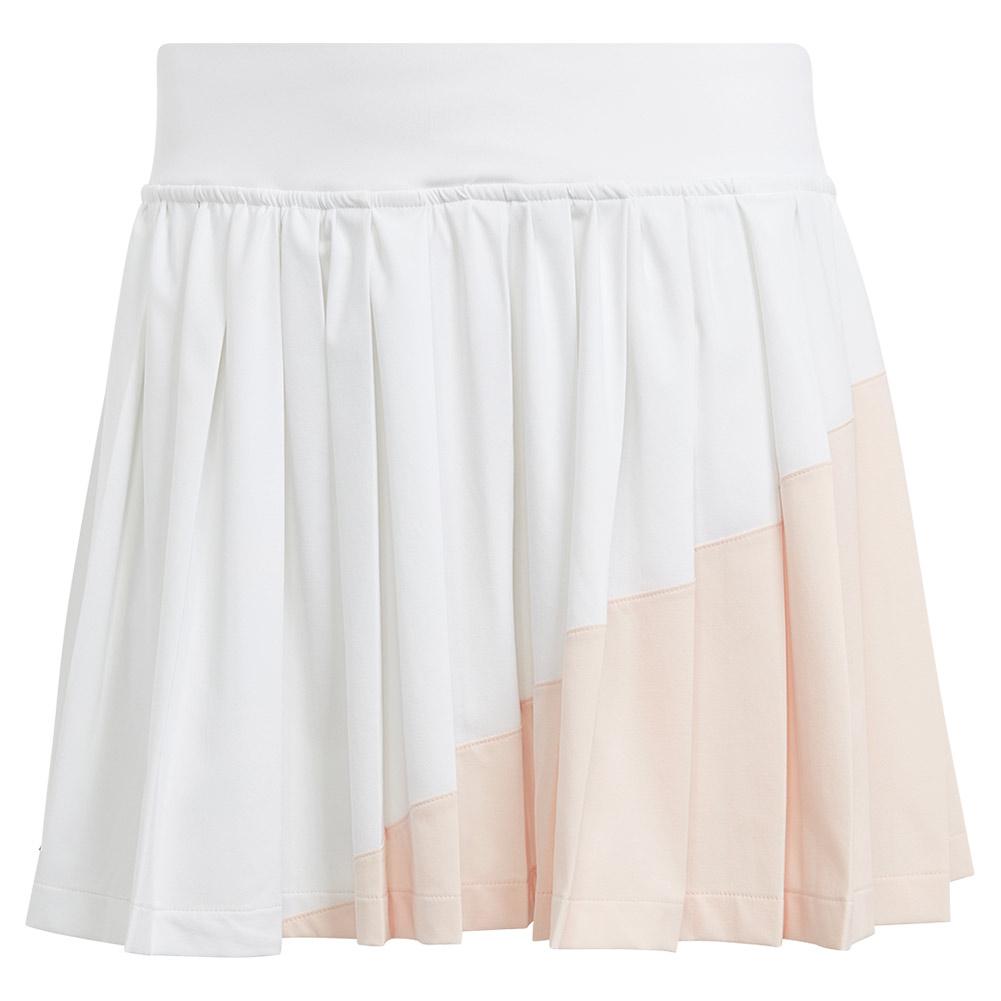 Women’s Clubhouse Pleated Tennis Skort White and Wonder Quartz