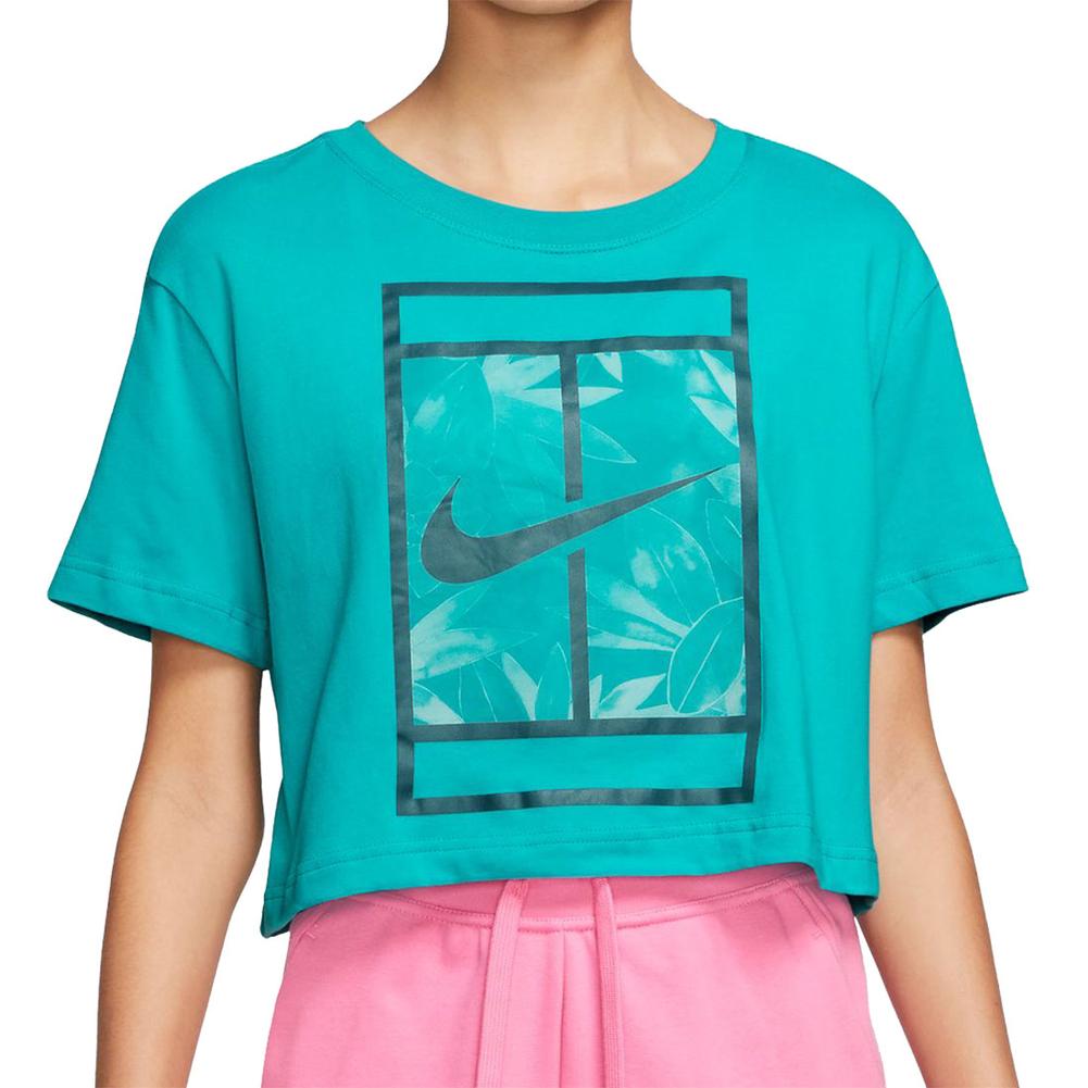 Women`s Dri-Fit Slam Crop Tennis Top