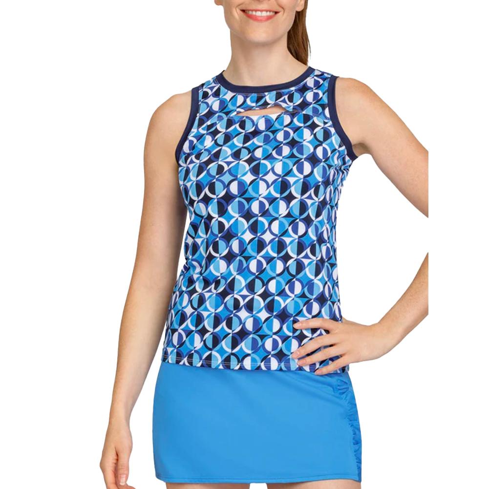 Women’s Drusilla Tennis Tank Spiral Geo