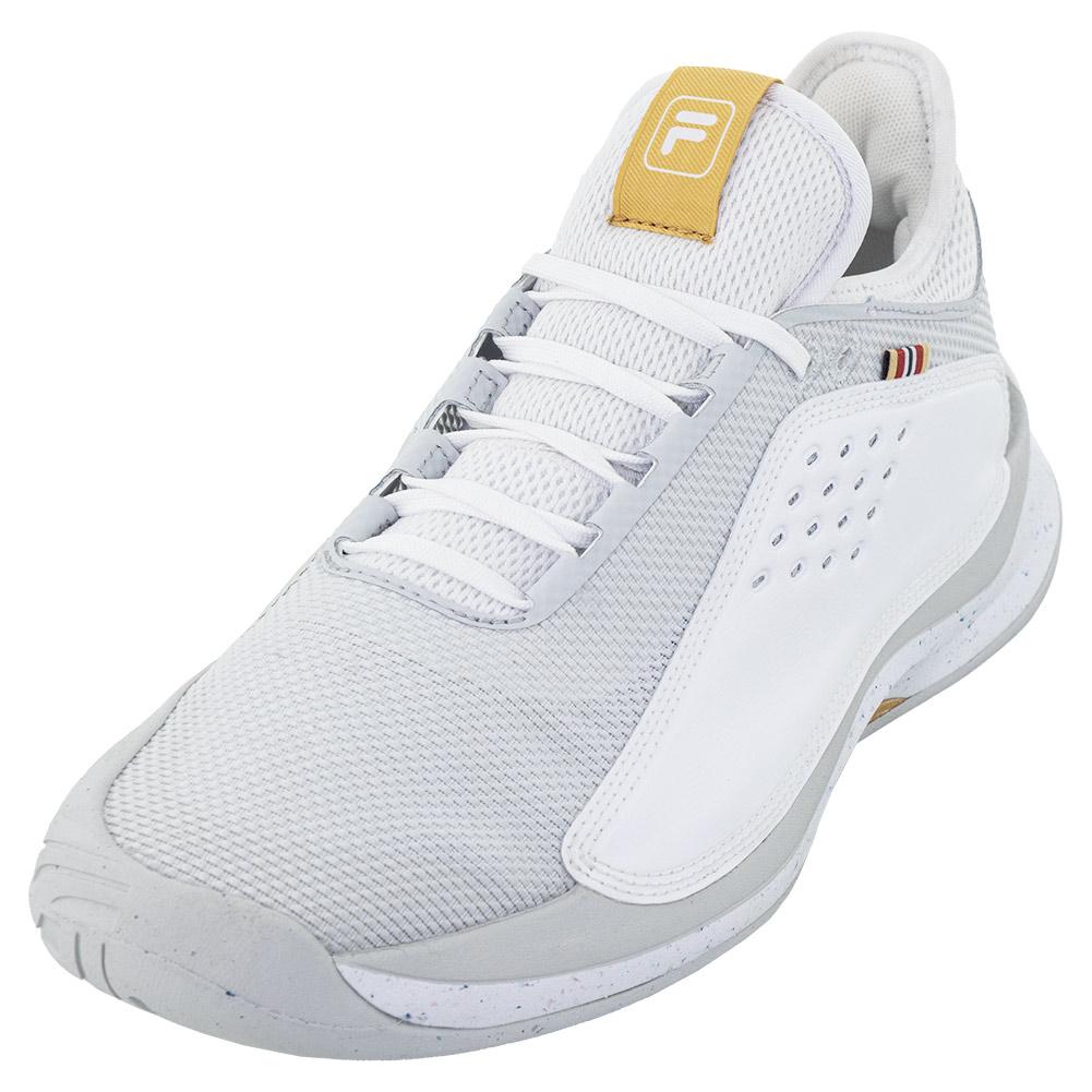 Men’s Mondo Forza Tennis Shoes White and Grey