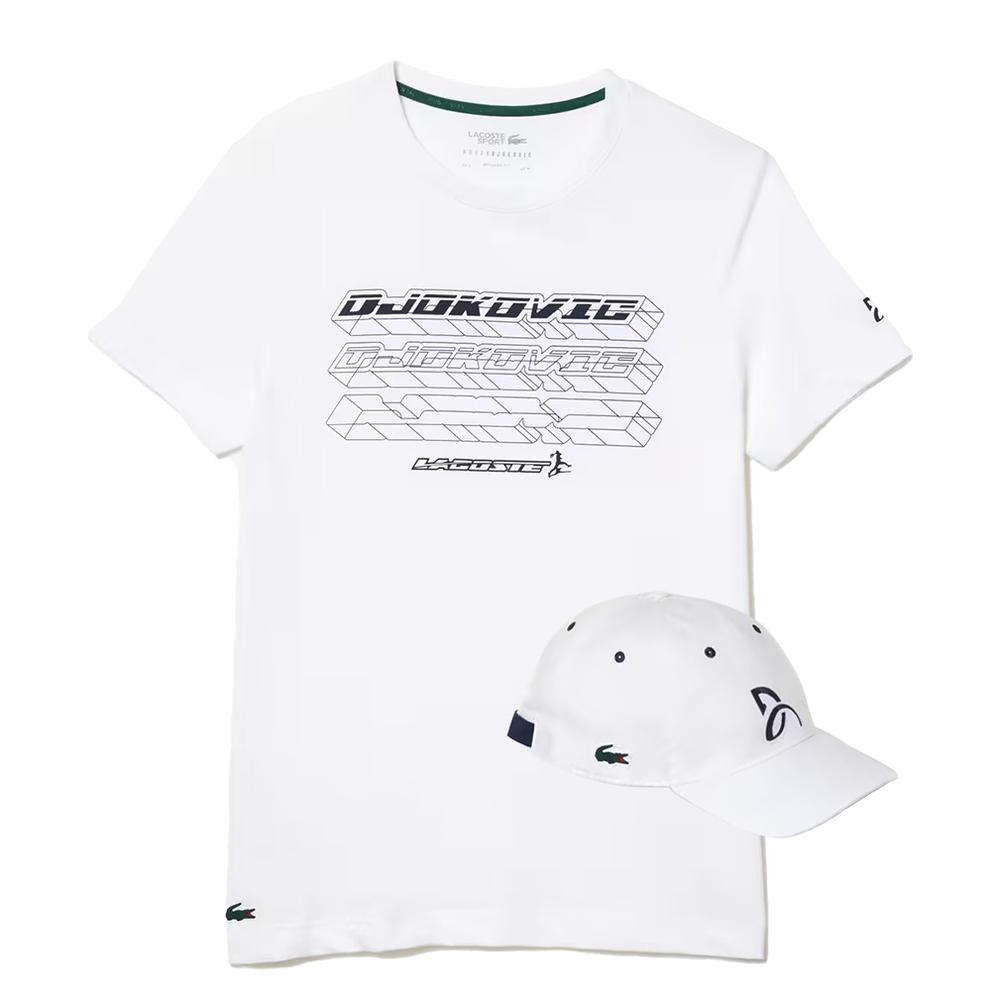 Men’s Novak Djokovic Tennis T-Shirt/Cap Bundle