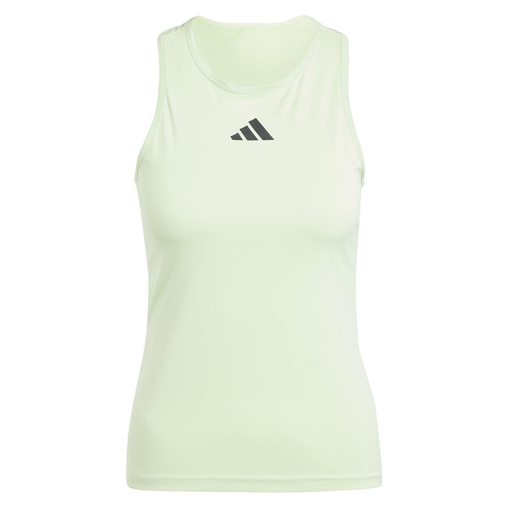 Women’s Club Tennis Tank Semi Green Spark