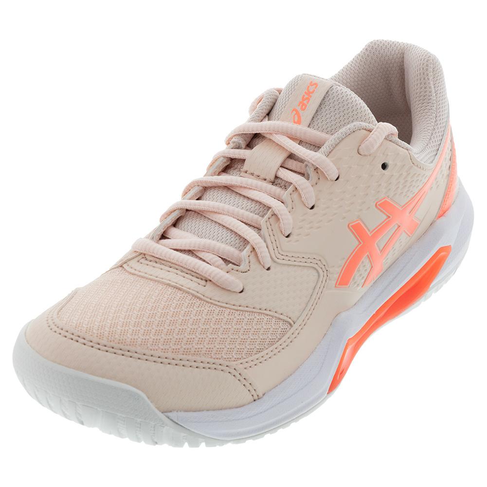 Women’s Gel-Dedicate 8 Tennis Shoes Pearl Pink and Sun Coral