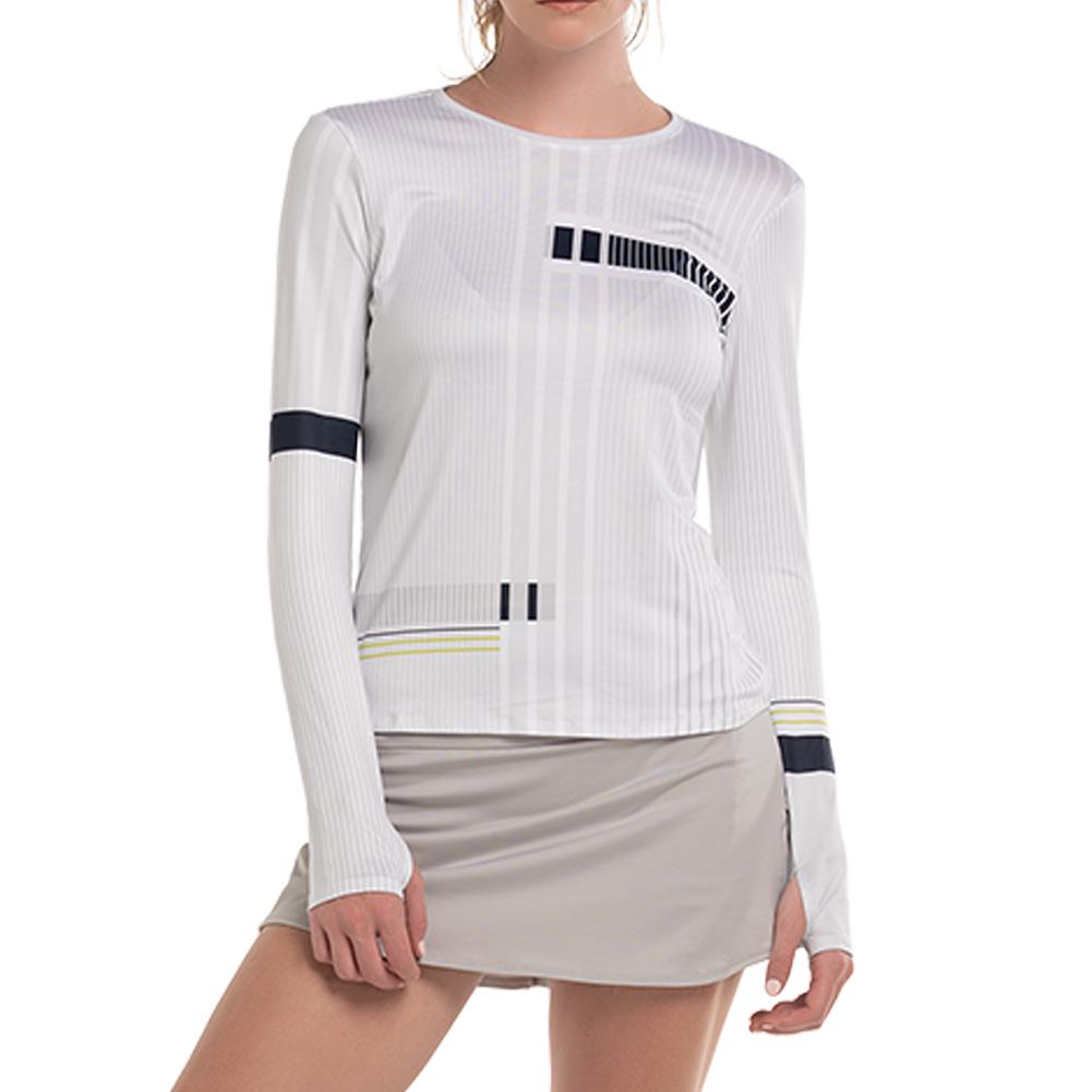 Women’s Accelerate Long Sleeve Tennis Top Meteorite