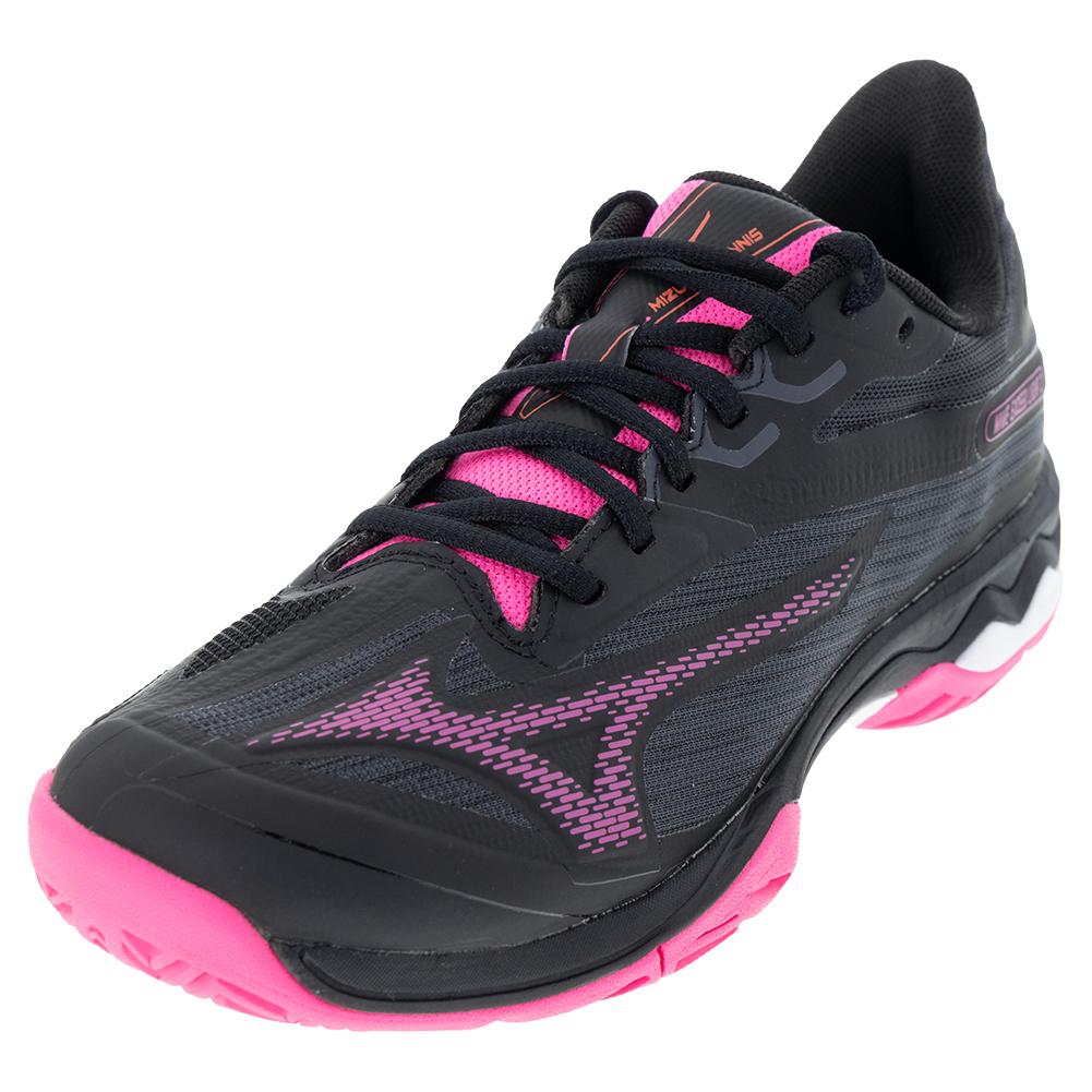 Women’s Wave Exceed Light 2 AC Tennis Shoes Black and Pink Tetra