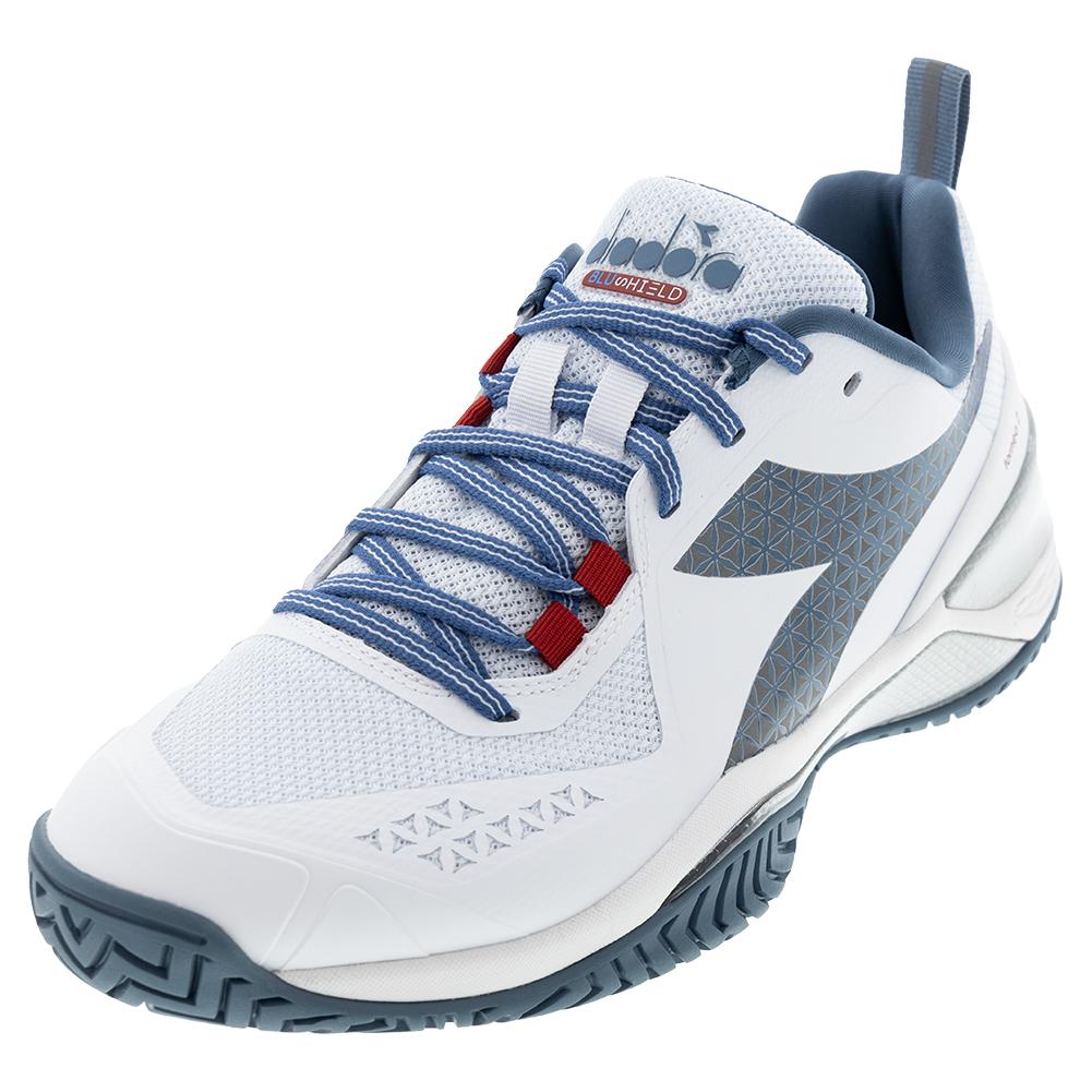 Men’s Blushield Torneo 2 AG Tennis Shoes White and Oceanview