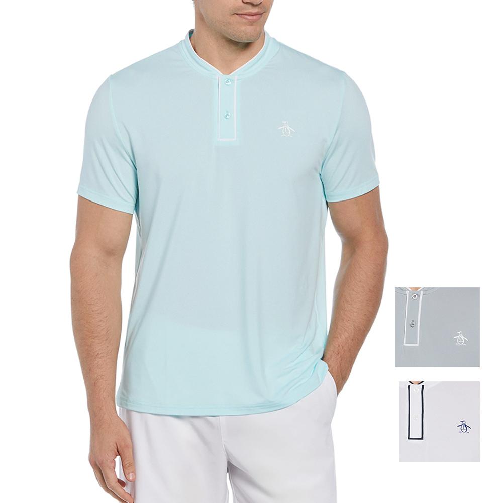 Men’s Short Sleeve Performance 2 Button Tennis Polo