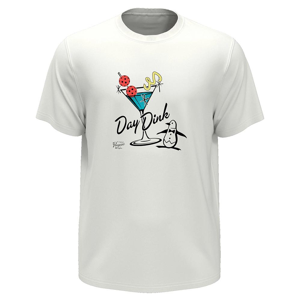 Men’s Short Sleeve Day Dink Graphic Tennis Top Bright White