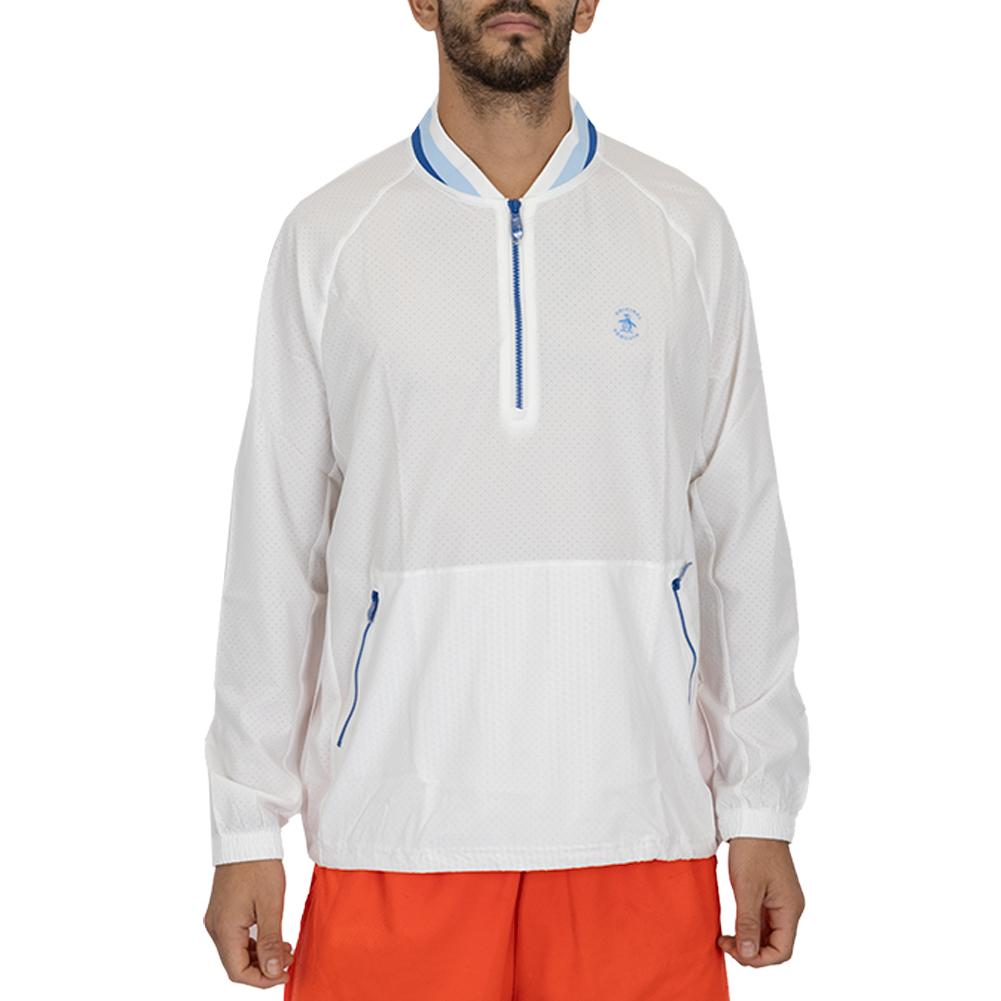 Men’s Heritage 1/4 Zip Tennis Windjacket Bright White