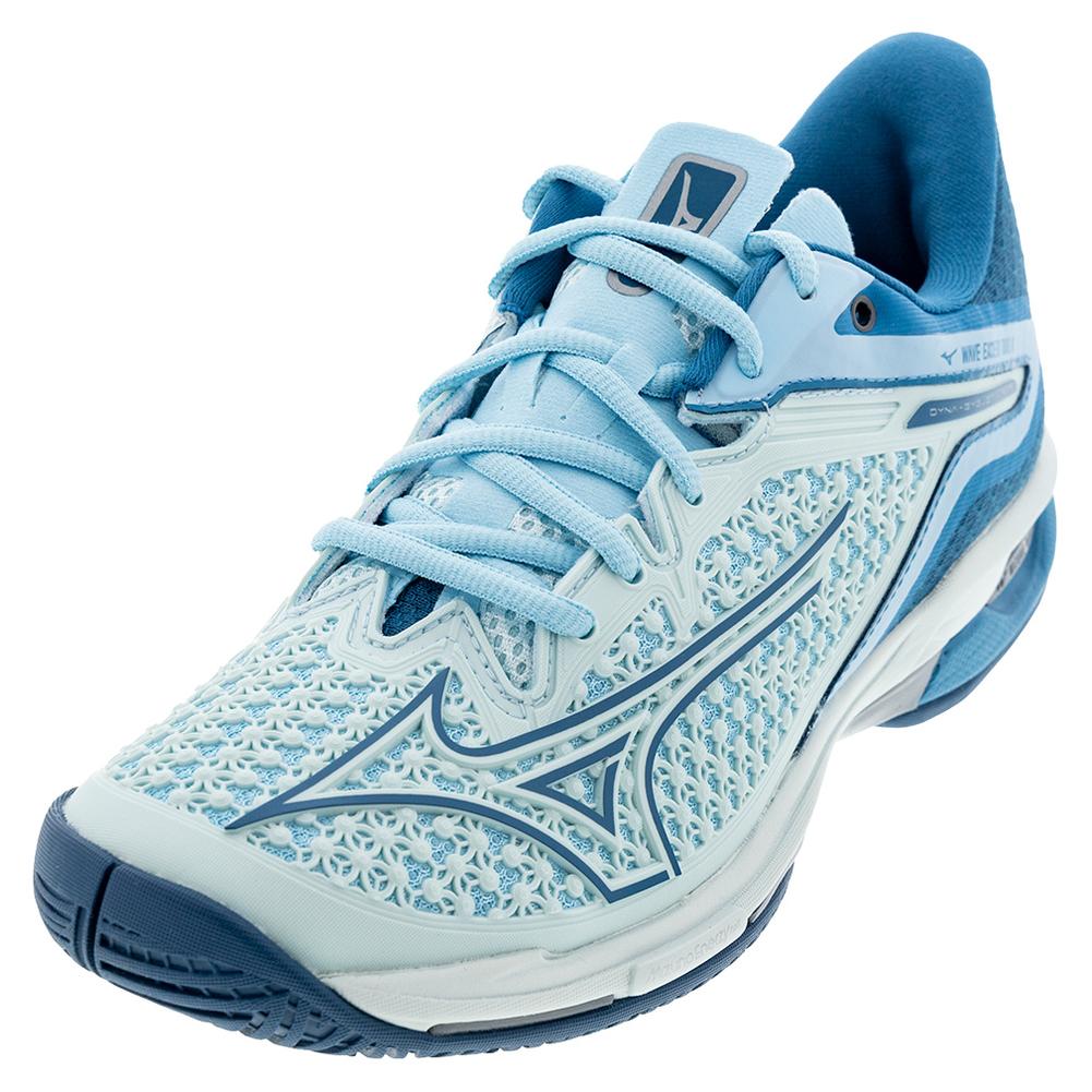 Women’s Exceed Tour 6 AC Tennis Shoes Blue Glow and Saxony Blue