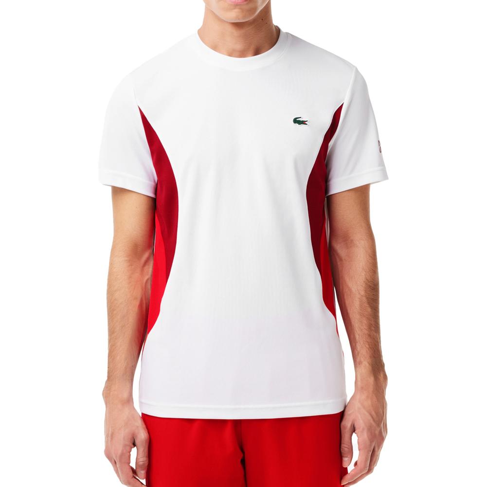 Men’s Novak Djokovic Ultra-Dry Tennis Crew White