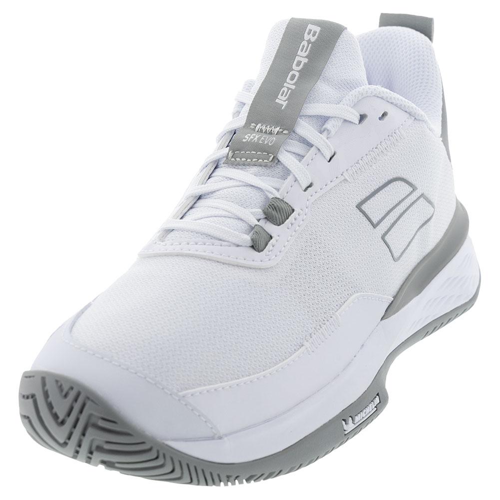 Women’s SFX Evo All Court Tennis Shoes White and Lunar Gray