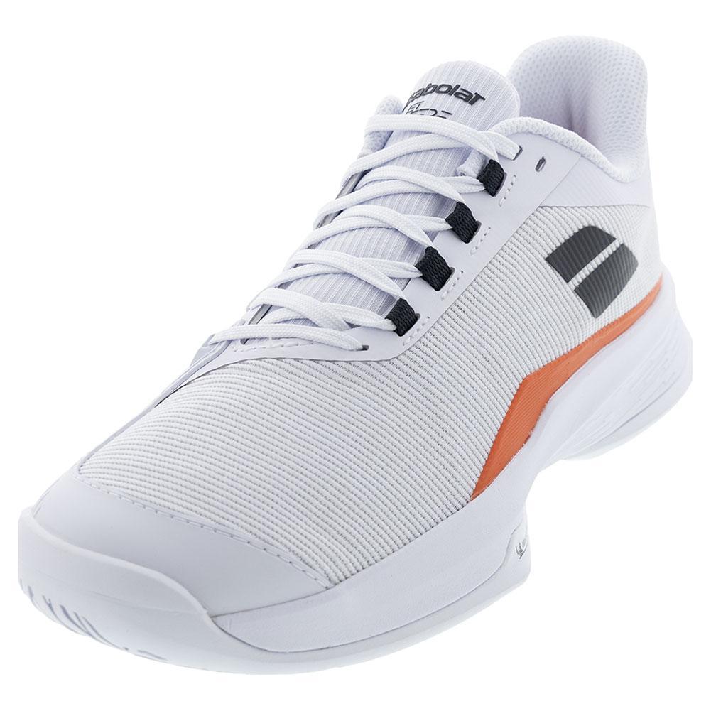 Men’s Jet Tere 2 All Court Tennis Shoes White and Strike Red