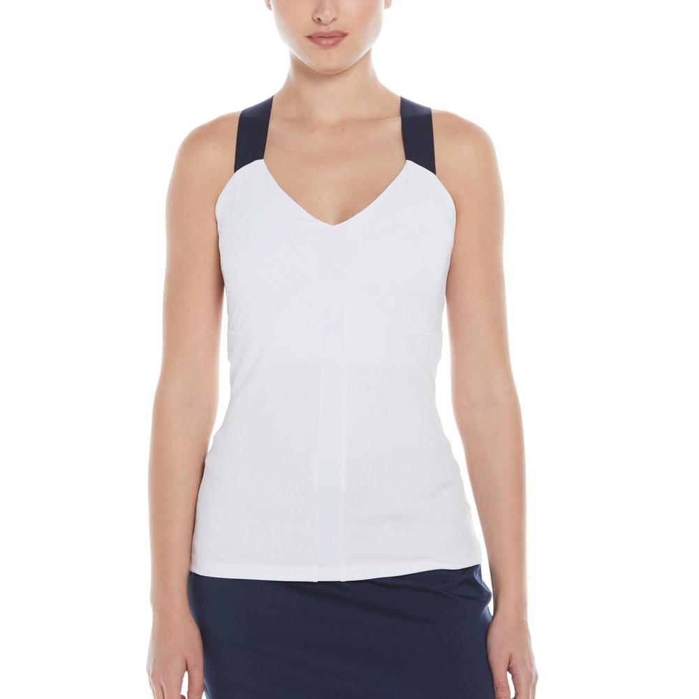 Women`s Rib Cross Tennis Tank