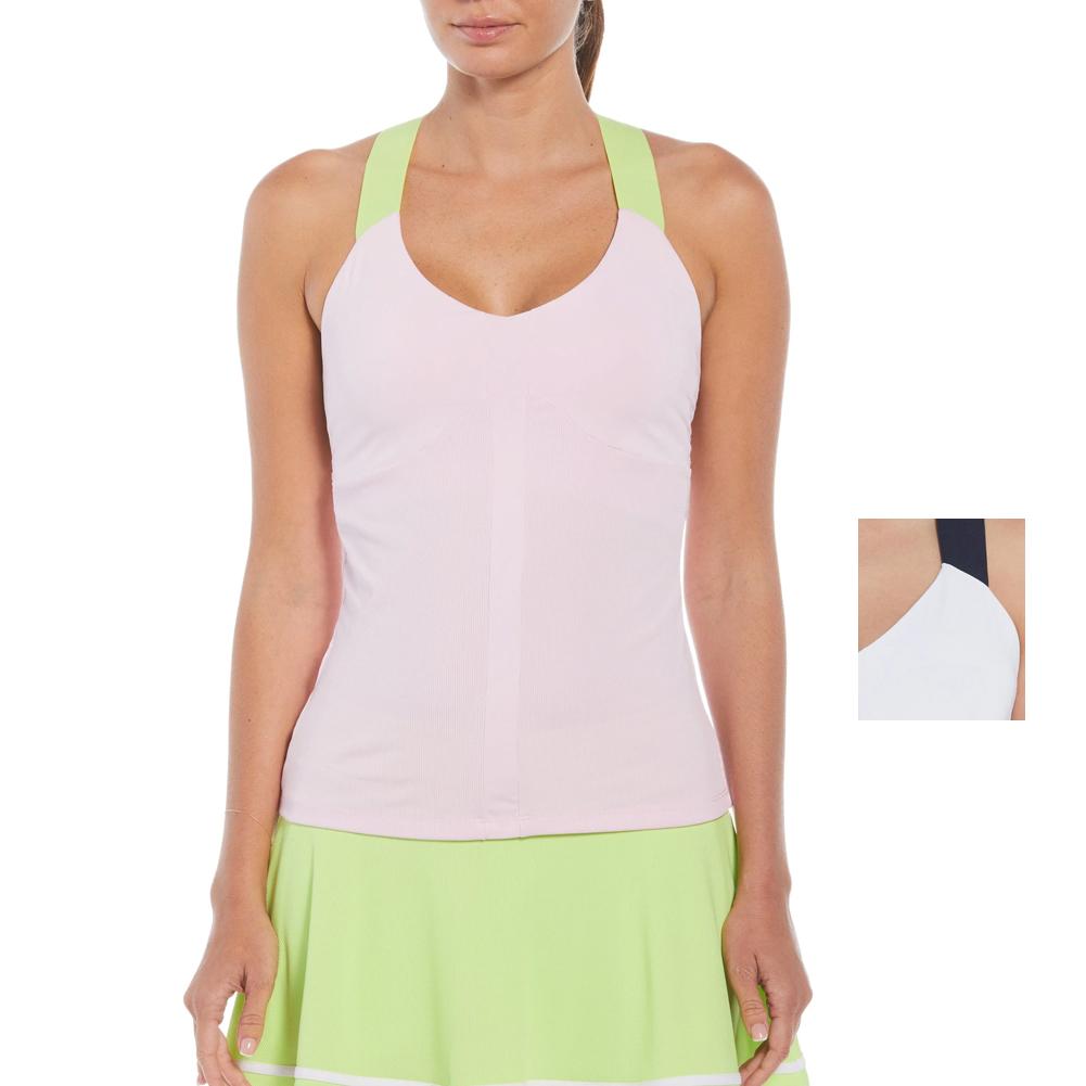 Women`s Rib Cross Tennis Tank