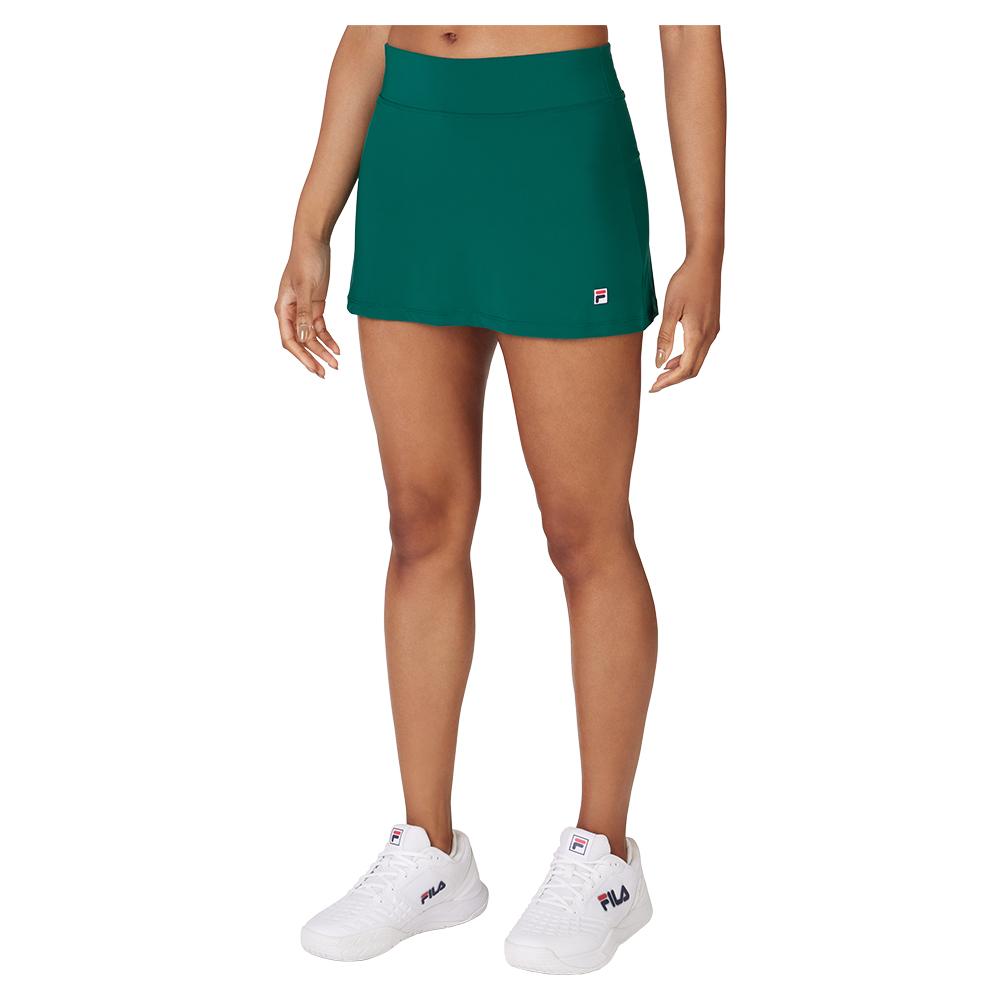 Women’s Essentials A-Line Tennis Skort Malachite and Viridis