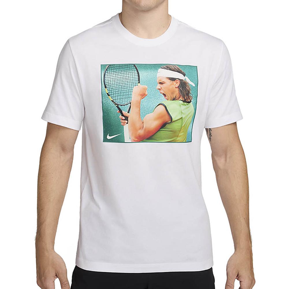 Men’s Rafa Cotton Short Sleeve Tennis Top White