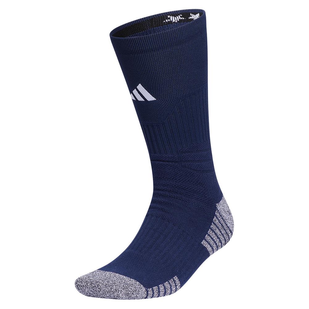 5-Star Team 2.0 Crew Socks Navy Blue and White