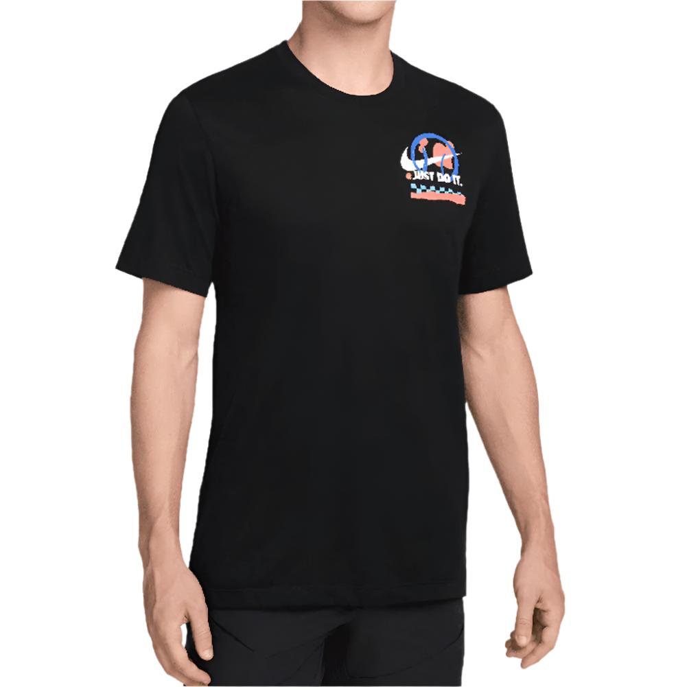 Mens Dri-Fit Tennis Top Black