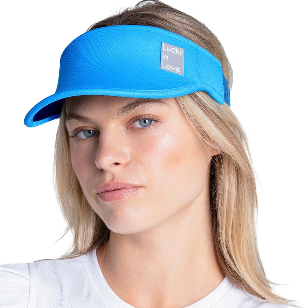 Women`s Lucky Logo Stretch Tennis Visor