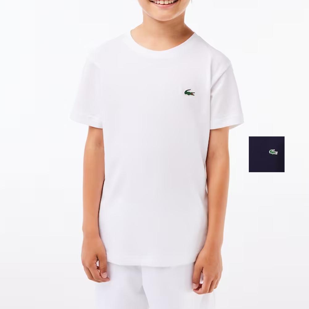 Boys’ Breathable Cotton Blend Tennis Jersey