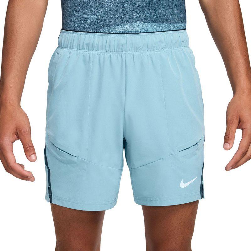 Men’s Court Dri-FIT Advantage 7 Inch Tennis Short Denim Turq and Armory Navy