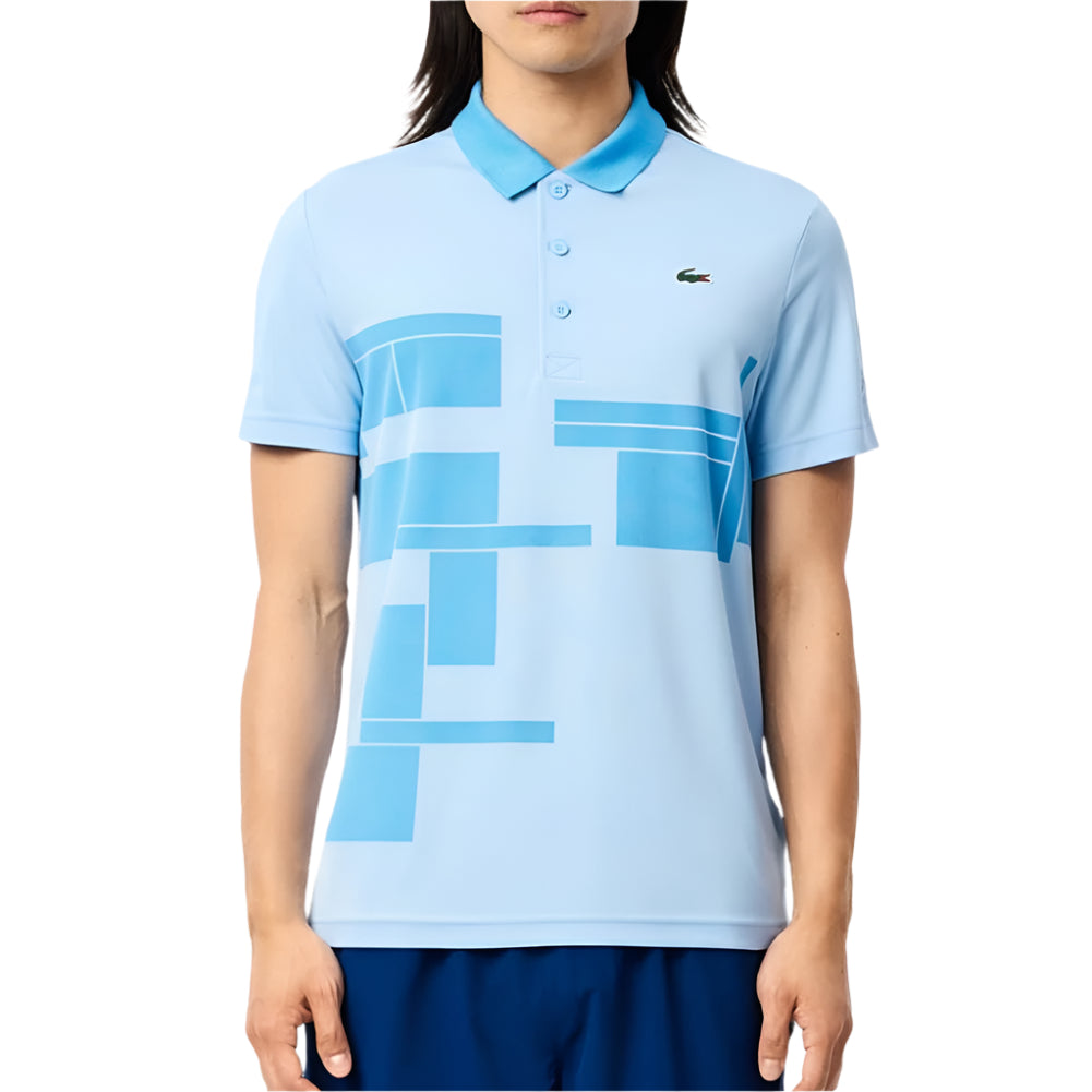 Men’s Novak Djokovic Graphic Tennis Polo (Fan) Overview and Argentine Blue