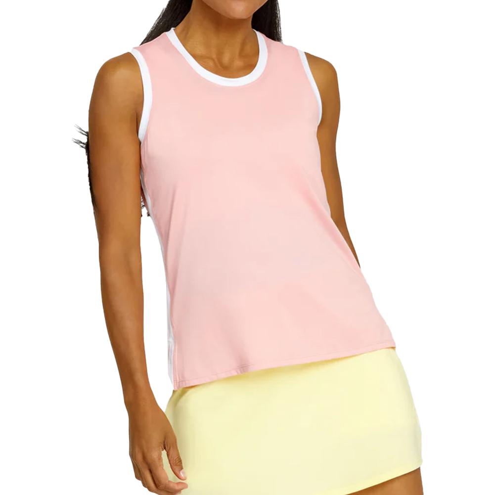 Womens Dink Scoop Neck Pickleball Tank Quartz Pink