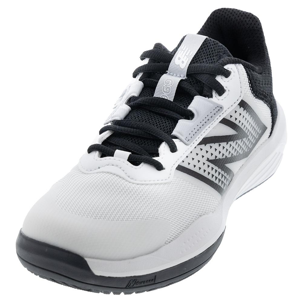 Women’s 696v6 D Width Tennis Shoes White and Black