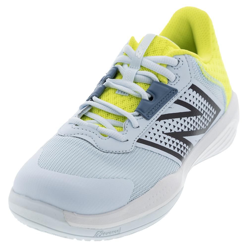 Women’s 696v6 D Width Tennis Shoes Quarry Blue and Firefly