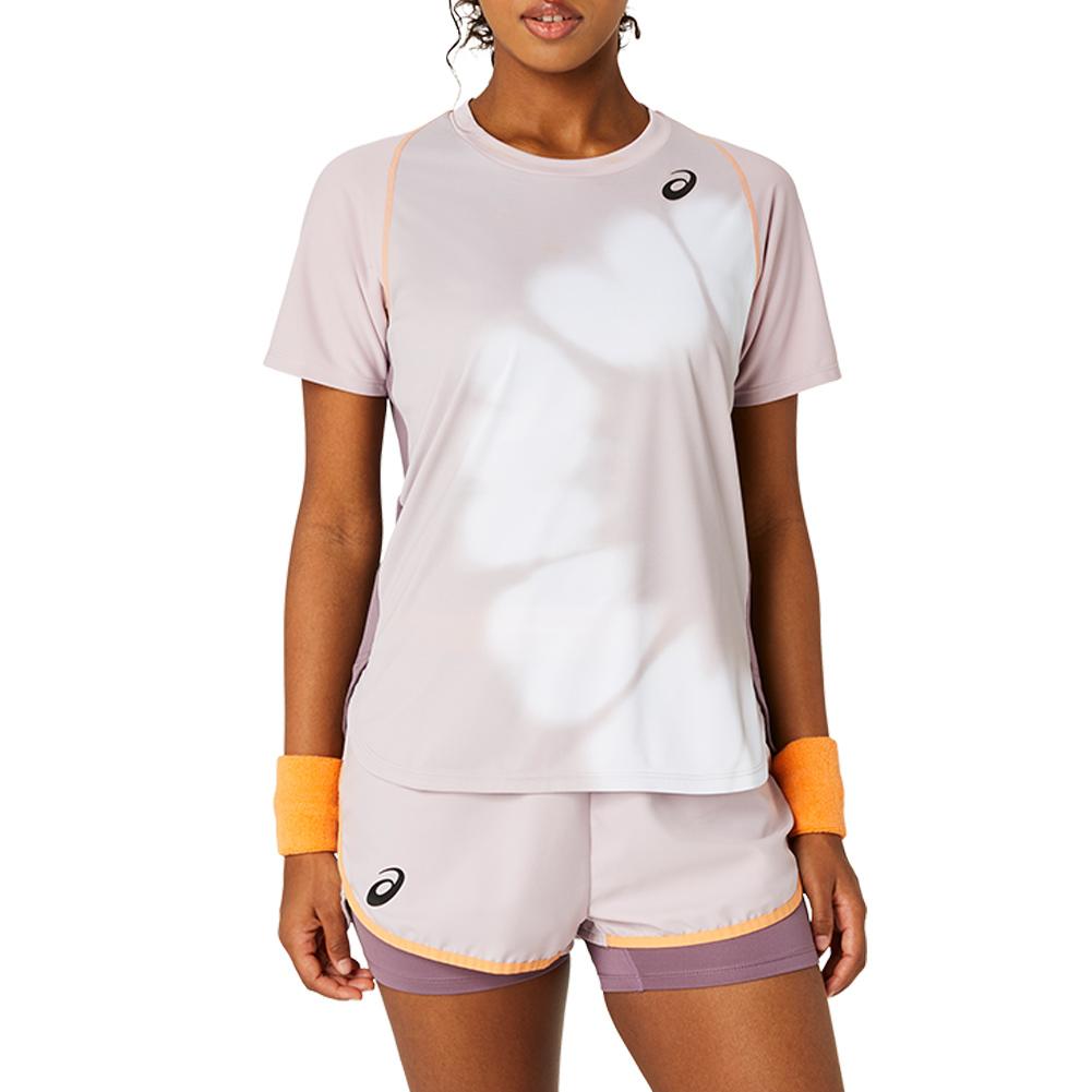 Women`s Game Short Sleeve Tennis Top Watershed Rose