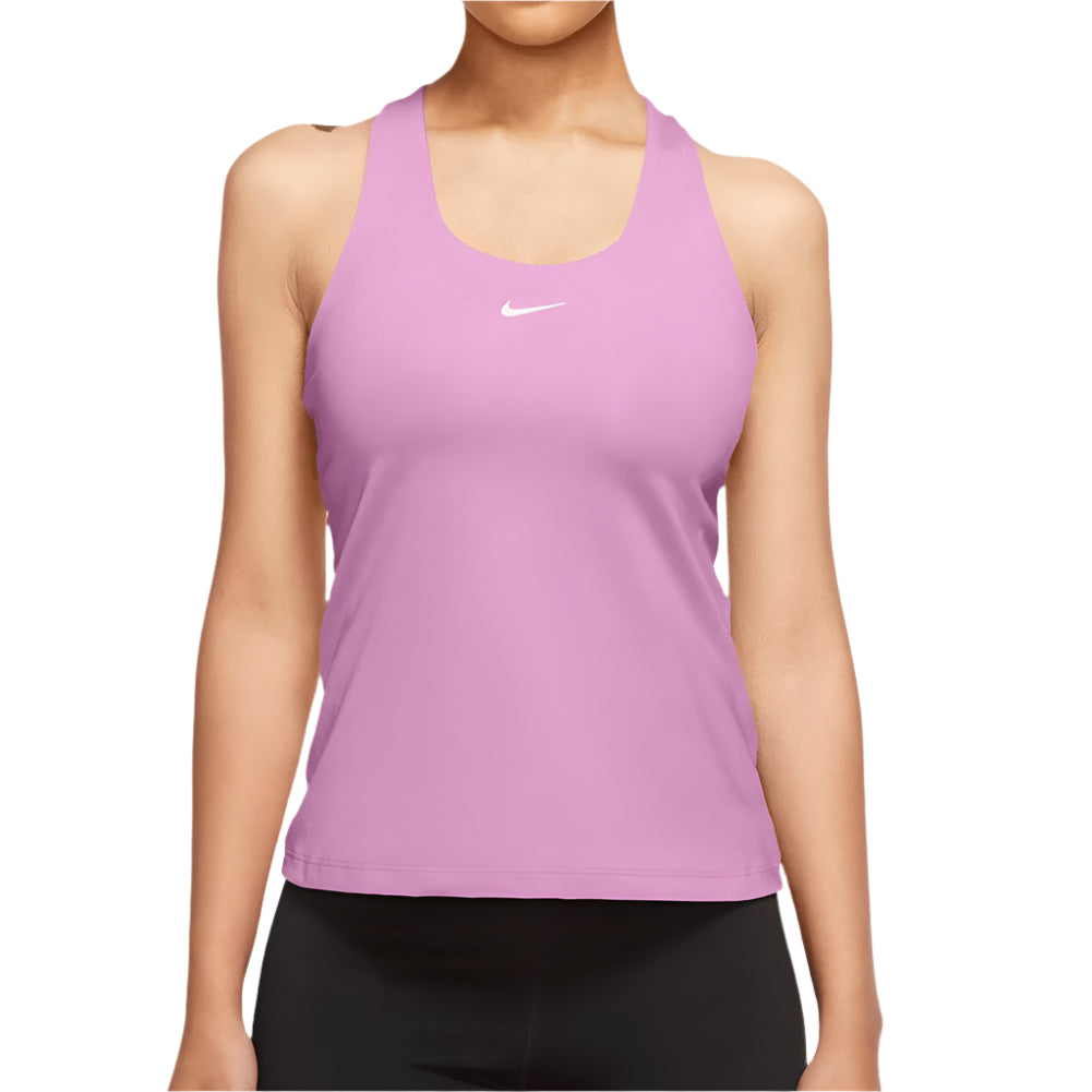 Women`s Swoosh Medium-Support Padded Sports Bra Tank Beyond Pink