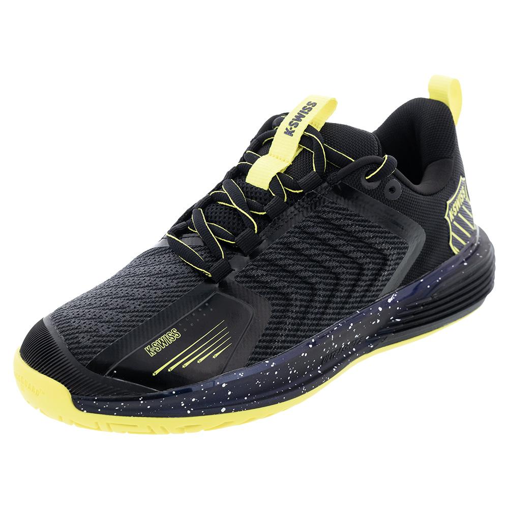 Men`s Ultrashot 3 Tennis Shoes Micro Chip and Black