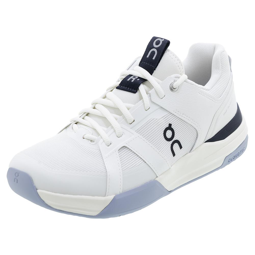 Men`s THE ROGER Clubhouse Pro Tennis Shoes Ivory and Chambray